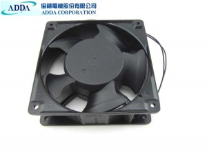 ADDA 12038 AA1282HB-AW AC230V 0.12A 2 Wires Metal Frame Axial Fan For Inverter