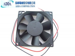 Original ADDA 80X25mm AD0848HB-A71GL 48V 0.11A Ball Bearing 2 Wires Axial Case Fan