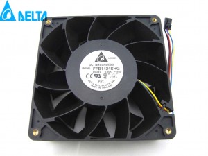 Delta 140x51mm FFB1424SHG 24V 2.3A 4 Wires 4 Pins PWM Axial Fan For Server Case Inverter