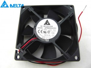 Delta 80x25mm AFB0824HH 24V 0.15A 2 Wires Axial Fan
