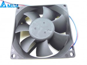 Delta 80x25mm AFB0824SH R00 24V 0.33A 3 Wires 3 Pins Dual Balls Bearing Inverter Axial Fan