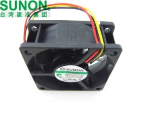 Original SUNON 60x25mm KDE2406PTB3 MS.B1883.A.X.GN 24V 2.4 W 3 Wires 3 Pins Axial Fan