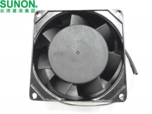 SUNON 80x38mm SF23080A 2083HBL.GN AC230V 2 Wires Metal Frame Axial Fan