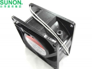SUNON 80x38mm SF23080A 2083HBL.GN AC230V 2 Wires Metal Frame Axial Fan