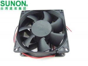 SUNON 92x38mm PMD2409PMB1-A (2).GN 9238 24V 12.2W 2 Wires Axial Fan For Inverter