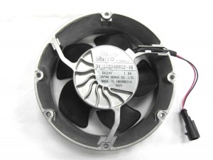 Servo D1751S24B6CZ-16 DC24V 1.8 Amp 2 Wires Aluminum Frame ABB Circular Axial Fan