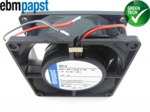 Original ebmpapst 8314 8CM 24V 0.11A 2.7W 2 Wires Inverter Axial Fan