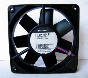 120MM 12025 Papst TYP4124F 18-30V 3-10W 2 Pins 12CM DC Axial Cooling