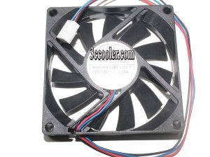 80MM PELKO Motor R8015X12BPLP2-7 12V 0.31A 3Wire 8CM Cooling Fan 80x15MM