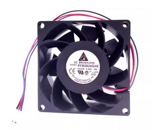 Delta 80mm PFB0824GHE 24V 0.54A 3 Wires 8CM Inverter Cooling Fan 80x38mm