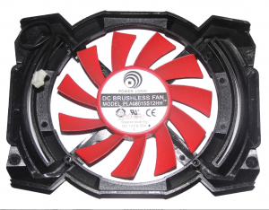 Power Logic PLA08015S12HH F186N-3BO 12V 0.35A 2 wires 2 pins black bracket vga fan graphics card cooler