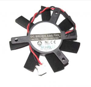 Power Logic PLD05010S12HH 12V 0.25A 2 Wires 2 Pins VGA Cooling Fan