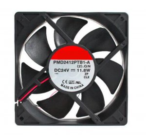 SUNON 120x25mm PMD2412PTB1-A(2).GN 24V 11.8W 2 Wires Axial Fan For Inverter