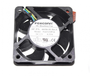 Foxconn 6025 6CM PV602512ESPF P/N:444306-001 12V 0.35A 4 Wires 4 Pins Case Fan