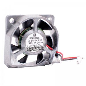 30mm UDQFB3E61 5V 0.07A 2 Wires 2 Pins 3CM Hermostability Aluminum frame Cooling Fan