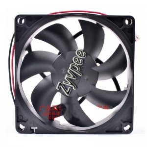 Zyvpee 80mm DY8025 DC12V 0.16A 2 Wires 8CM PC Case Cooling 80x25mm