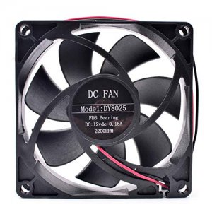 Zyvpee 80mm DY8025 DC12V 0.16A 2 Wires 8CM PC Case Cooling 80x25mm