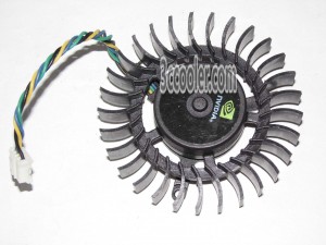 Power Logic PLB05010S12H-3 12V 0.27A 4 Wires 4 Pins Video Cooling Fan