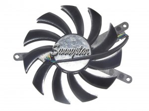 Power Logic PLD08010S12HH 12V 0.35A 4 wires 4 pins  vga fan MSI  graphics card cooler