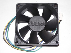 Power logic 8CM 8025 PLA08025S12HH-1-LV 12V 0.5A 4 Wires 4 pin Case Fan