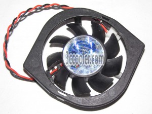 Power Logic PLA04710S12M 12V 0.09A 2 Wires 2 Pin Oval Cooling Fan