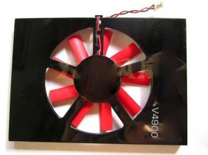 Power Logic PLA06010S12H 12V 0.22A 2Wire For ATI  FirePro V4900 W600 Video Fan with Heatsink