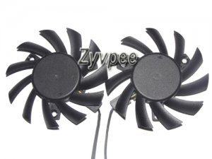 Power Logic PLA07010S12HH 12V 0.5A 4 Wire 4 pins vga fan MSI R5770 6770 N450GTS HAWK graphics card cooler