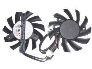 Power Logic PLA07010S12HH 12V 0.5A 4 Wire 4 pins vga fan MSI R5770 6770 N450GTS HAWK graphics card cooler