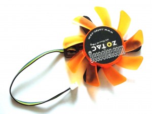 Power Logic 7CM PLA07015B12HH-1 12V 0.3A 4 Wires 4 Pins VGA Cooling fan