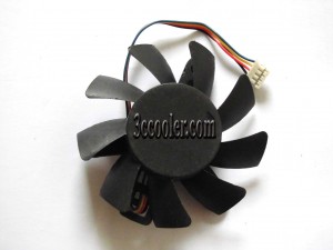 Power Logic PLA07015D12HH-1 12V 0.3A 4 wires 4 pins vga fan graphics card cooler