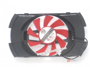 Power Logic 8CM PLA08015B12HH 12V 0.35A 2Wire Cooler Fan with black cover