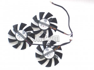 3 pcs/group Power Logic PLA08015D12HH 12V 0.35A 4 Wires 4 pins vga fan graphics card cooler