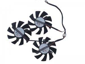 3 pcs/group Power Logic PLA08015D12HH 12V 0.35A 4 Wires 4 pins vga fan graphics card cooler