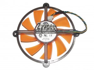 Power Logic PLA08015D12HH 12V 0.35A 4 wires 4 pins orange cricular fan GAINWARD GTS 250 GT430 GTS450 graphics card cooler