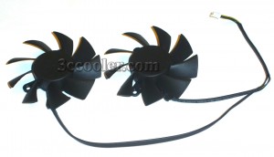 Twins Frameless Cooling Fan of Power Logic PLA08015S12HH 12V 0.35A 4-Wires For Video Card