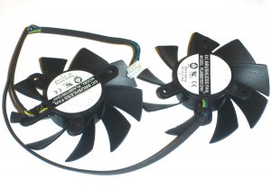 Twins Frameless Cooling Fan of Power Logic PLA08015S12HH 12V 0.35A 4-Wires For Video Card
