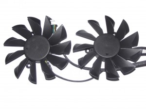 Power Logic PLA09215B12H 12V 0.55A 2 pcs/group 4 Wire 4 pins vga fan For MSI R6970 R7970 Video card