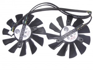 Power Logic PLA09215B12H 12V 0.55A 2 pcs/group 4 Wire 4 pins vga fan For MSI R6970 R7970 Video card