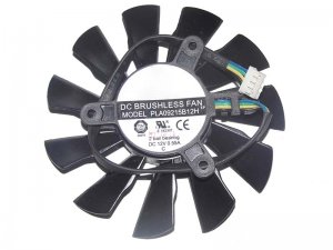 Power Logic PLA09215B12H 12V 0.55A 4 wires 4 pins MSI N560 570 580GTX HD6870 graphics card fan