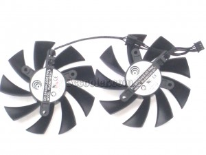 Twins power Logic PLA09215B12H 12V 0.55A 4 wires 4 pins EVGA GeForce GTX 760 EVGA ACX Graphic Card fan