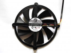 Original power Logic PLA09215D12M 12V 0.35A 3 wires 3 pins circular vga fan Graphic Card fan