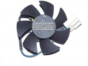 Power Logic PLD05010B12H 12V 0.2A 4 Wires 4 Pins Video Cooling Fan