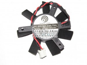 Power Logic PLD05010S12HH 12V 0.25A 2 Wires 2 Pins VGA Cooling Fan