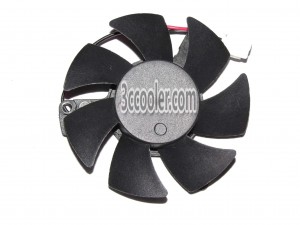 Power Logic PLD05010S12L 12V 0.1A 2 Wires 2 Pins Video card Fan