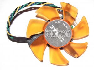 Power Logic PLD05010S12L DFB501012H 12V 0.1A 4 Wires 4 Pins VGA Fan