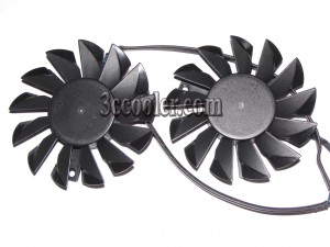 Twins Power Logic PLD08010B12HH 12V 0.35A 4Wire 4 pins R7850 HD7850 R7950 HD7950 R7870 HD7870 VGA Fan