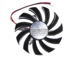 Power Logic PLD08010S12H 12V 0.25A 2 Wires 2 Pins Frameless Video Cooling Fan