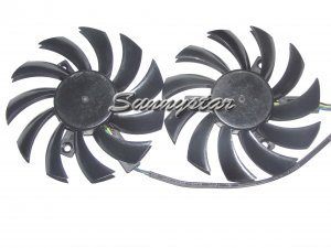 Power Logic PLD08010S12HH 12V 0.35A 4 wires 4 pins  vga fan MSI   graphics card cooler