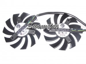 Power Logic PLD08010S12HH 12V 0.35A 4 wires 4 pins  vga fan MSI   graphics card cooler