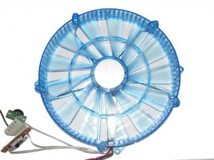 Power Cooler 22030 PS223012M 12V 0.4A With Blue LED Computer Case Fan